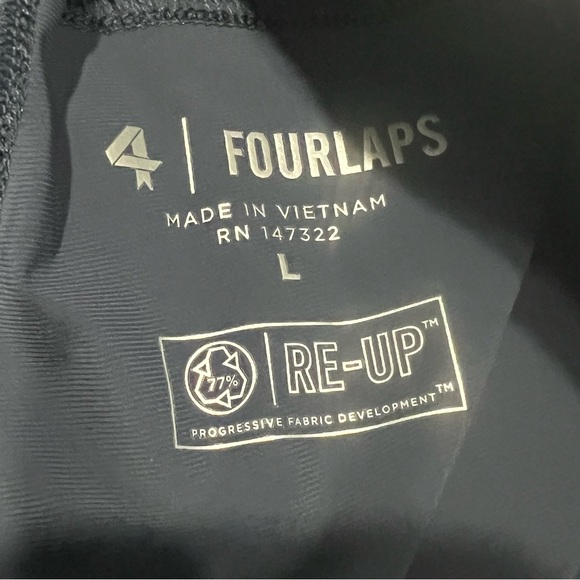 Men’s Navy Blue Four Laps Silky Active Pants Joggers Track Pants Large Elastic - Picture 5 of 7